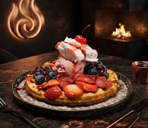 Waffle Frutos Rojos