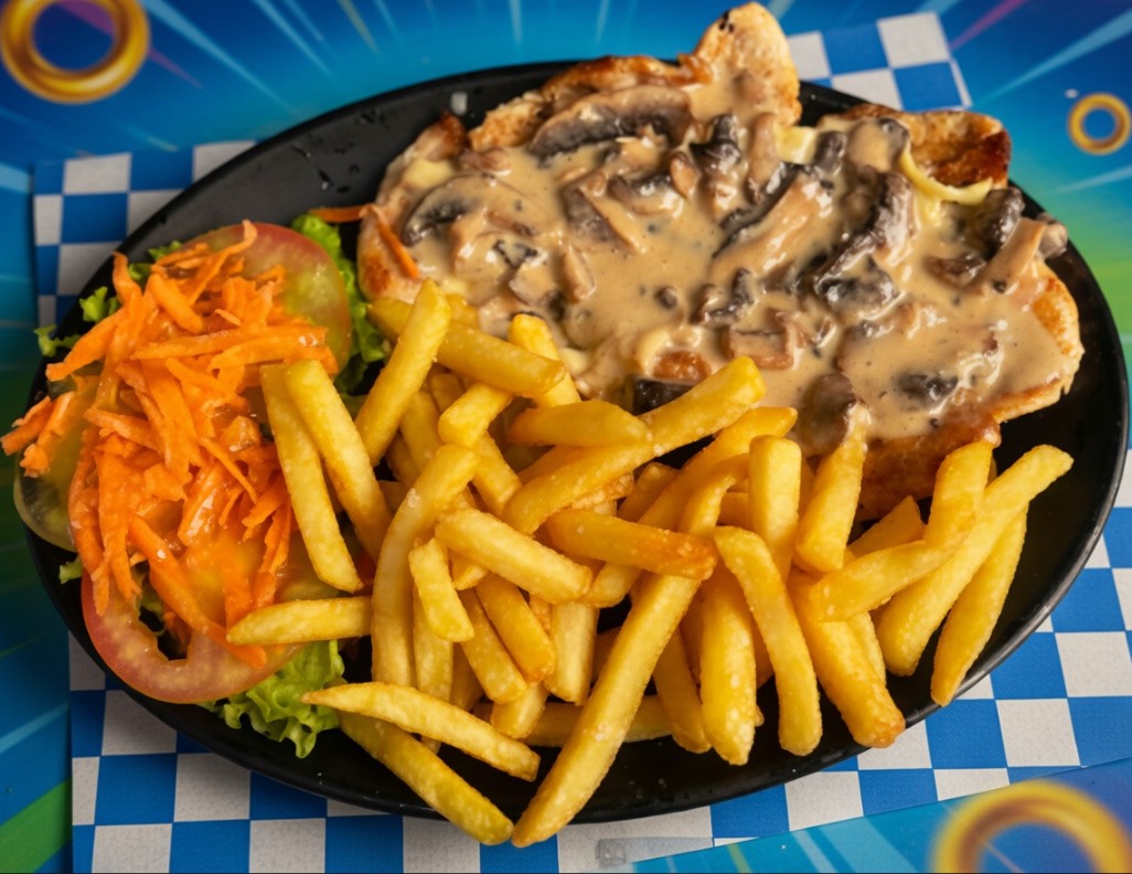 Pechuga en Salsa Champiñón