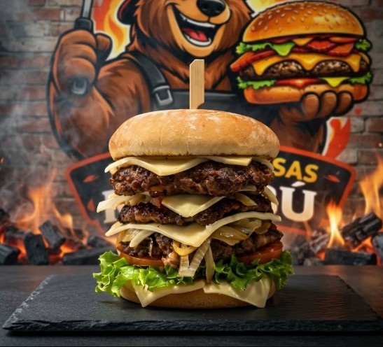 Hamburguesa Tres Carnes
