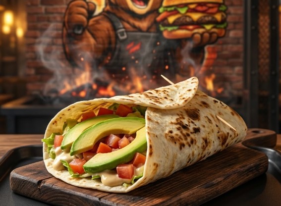 Wrap Pollo Verduras